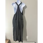 Miou Muse Charcoal Tencel Jumpsuit Overalls Wide Leg Crop M Gray Size M Photo 6