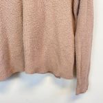 Aerie Oversized Cozyup Waffle Hooded V Neck Sweater Photo 1