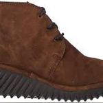 Fly London Lare lace up ankle boots brown suede casual modern women’s size 38 Photo 0