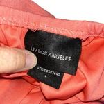 Liv Los Angeles coral embroidered off shoulder dress L Pink Size L Photo 4