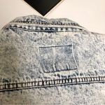 Jordache Vintage 80s 90s Acid Wash Light Denim Jean Jacket Stone Wash Cropped L Photo 8