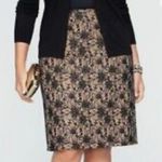 Talbots Black Lace Overlay Pencil Skirt NWT Photo 1