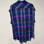 Rails Free People Short Sleeve Button Down Flannel Shirt Photo 5