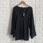 Motel Rocks MOTEL sequin wide sleeve mini spandex dress Photo 1