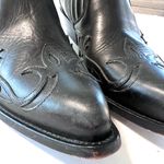 Golden Goose  Leather Western Booties Black Ankle Boots Sz 39 US 9 Photo 6