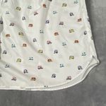 Lands' End Women 22 Plus Top Sleeveless Collared White Happy Camper Print RV Fun Photo 5