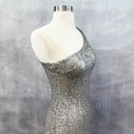 Sorella Vita Sequin Gown Womens 8 Asymmetrical Glam Gala Special Occasion Long Photo 2