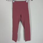 Lululemon Align Super High Rise 7/8” Dusty Rose Leggings Size 2 Photo 1