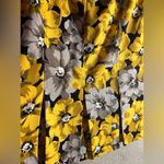 Who What Wear  Yellow and Gray Midi Pencil Skirt Photo 6