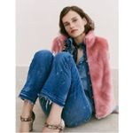 J.Crew  Pink Faux Fur Vest Guava Berry Small Photo 3