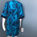 Merona  Tropical Blue Floral Swimsuit Coverup Dress Photo 3