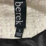 BEREK White Long Line Blazer Jacket Tweed Off White Cream with Black Piping Photo 4