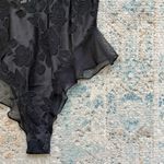 Victoria's Secret [Victoria Secret] Vintage Black Sheer Bodysuit Teddy- Size M Photo 8