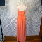Amanda Uprichard  Maxi Dress Sleeveless Embroidered‎ Floral Silk Orange Size XS Photo 7