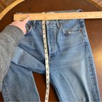 AGOLDE  Riley High Rise Straight Crop Jeans in Whiplash Distressed Size 27 Photo 3