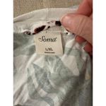 Soma Intimates Short Pipe Cool Nights Robe in Jungle Floral, L/XL Photo 7