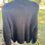 Pink Rose  Black Knit Cardigan Photo 5