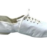 Award Oxford Jazz Shoes White Lace Up Leather Size 5.5 New Split Sole Dance Photo 6
