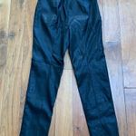 Lovers + Friends Georgie Faux Leather Vegan Pants in Black small Photo 7