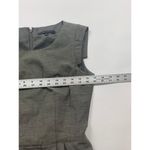Antonio Melani  Grey Peplum Sheath Dress Size 4 Polyester Viscose Blend Photo 6