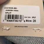 AGOLDE  Split Luna High Rise Pieced Taper Barrel Jeans Medium Wash Cool Girl 28 Photo 10