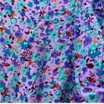 Purple floral prairie dress Size M Photo 5