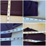 Michael Kors womens maroon 3/4 sleeve sheath shirt mini dress jersey stretch XS Purple Photo 5