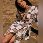 Sézane NWT  Loisa Patchwork Button Up Belted Maxi Dress Photo 2