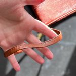 Frye Brown Leather Wristlet Photo 7