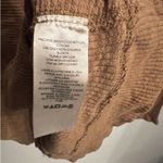 We The Free Free People Ribbed Tunic Mock Neck Top Dress Size Small Tan Brown Oversized Photo 6