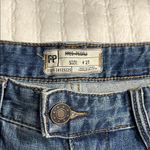 Free People  Women's Blue Skinny Jeans with Black Side Stripes Photo 1