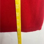 Talbots size large red cashmere pull over sweater cowl neck Photo 5