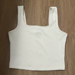 Wild Fable white Ribbed Crop Top Photo 0