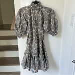Zimmermann  Wylie Lantern Cotton Mini Dress in Black Photo 3