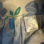 Draper James  RSVP blue floral a line skirt midi size M Photo 5