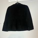 Boston Proper  Black Cardigan Sweater Size Large Embellished Pearl Beaded Floral Photo 8