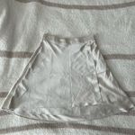 Mod Ref NWOT cream satin skirt Photo 3