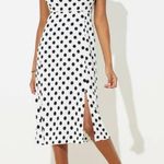 Loft Polka Dot Midi Dress  Photo 0