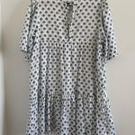 Emerson Fry India Collection Isla Dress In Cleo Organic Cotton Size M/L Blue Size M Photo 3