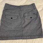 Obey Ladies Gray Denim Skirt Size S Knee Length Casual Straight Pencil Style Photo 5