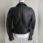 IRO  MEMPHIS women’s  small Black Lamb Leather Biker Jacket $1800 Photo 8