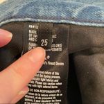 3x1  Light Wash Straight Leg Fringe Ankle High Rise Jeans  Womens 25 Blue Denim Photo 6