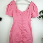 Lost + Wander Pink Garnet Lightweight Denim Mini Dress One Size Photo 0