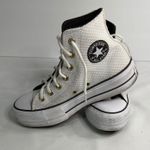 Converse  White Canvas Sneakers Iconic High-Top Design Photo 0