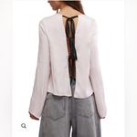 Free People NWOT  Arabella Flowy Tie-Up Back Blouse Size Medium Photo 1