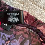 AQUA  purple floral blouse sz L Photo 4
