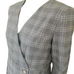 ZARA 🖤  Gray Plaid Mini Dress Blazer Style | Size XL | runs small Photo 6