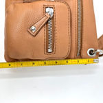 Fossil Sutton Pebbled Leather Cross Body Tan Brown Photo 12