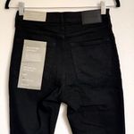 Everlane NWT  The Authentic Stretch High Rise Skinny Jean in Black Photo 4