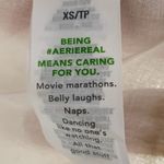 Aerie NWT  Sz XS Beachy Tiered Maxi Dress Tan Ivory Coastal Boho Vacation Lace Photo 12